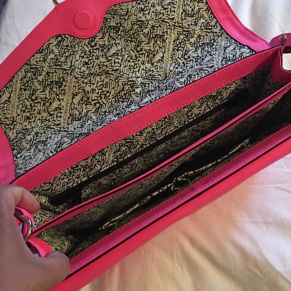 Neon pink crossbody. Never used. New condition